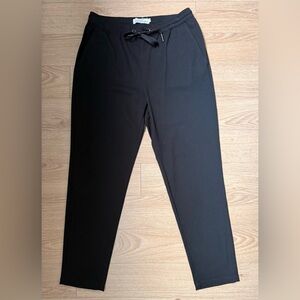 H&M Black Casual Pants with Pockets for Women
